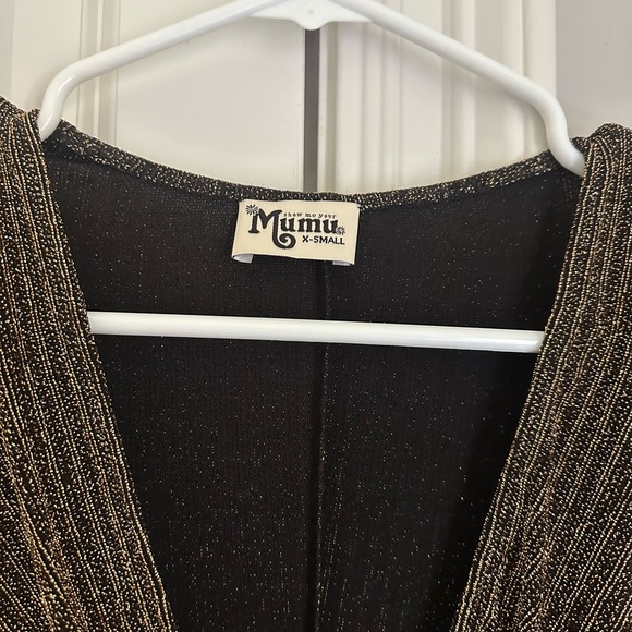 Show Me Your MuMu Black + Gold Dress - Picture 3 of 4